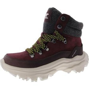 Sorel Burgundy and Gray Waterproof Hiker Boot